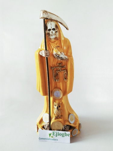 Figura De La Santa Muerte Amarilla