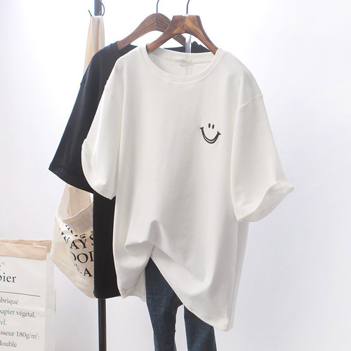 Camiseta Holgada Con Estampado De Poliamida Y Spandex Para M