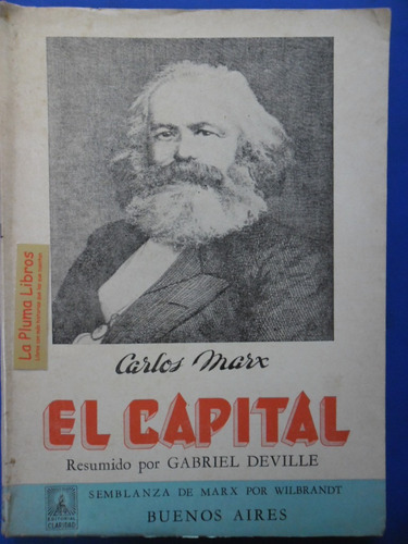 El Capital (editorial Claridad Impecable!) Marx Karl 