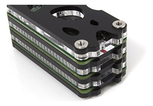 Funda Triple Stack Zero De C4labs Para Raspberry Pi Zero Y