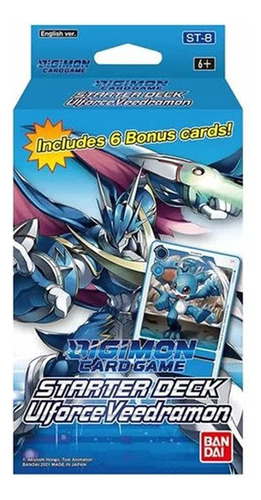 Juego De Cartas Digimon - Starter Deck Ulforceveedramon St 8