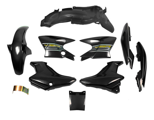 Kit De Plasticos Completo Yamaha Ybr125 Ed / Factor Mtc