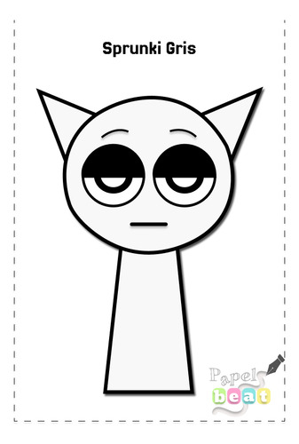 Kit Para Colorear Digital - Sprunki | 16 Imágenes Únicas