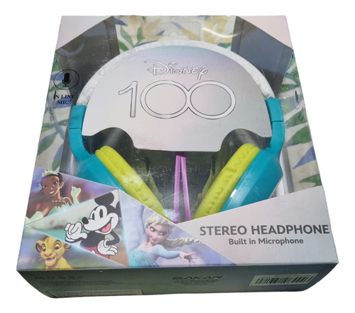 Audifonos Estéreos Disney 100 Niña Con Micrófonos 