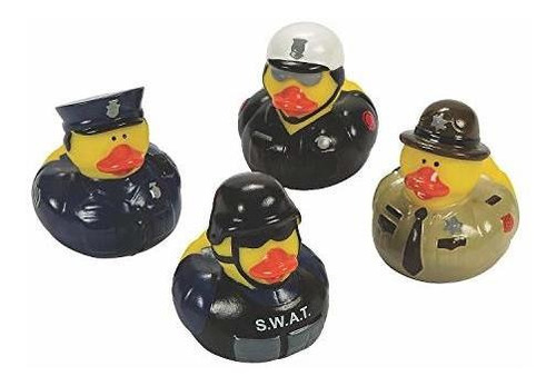 Fun Express Law Enforcement Rubber Duckies, 12 Tpayh