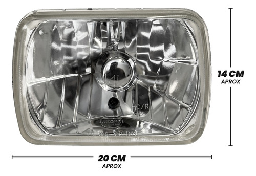 Fara Pantalla Punta Diamante Cuadrada Chevrolet Cheyenne H4