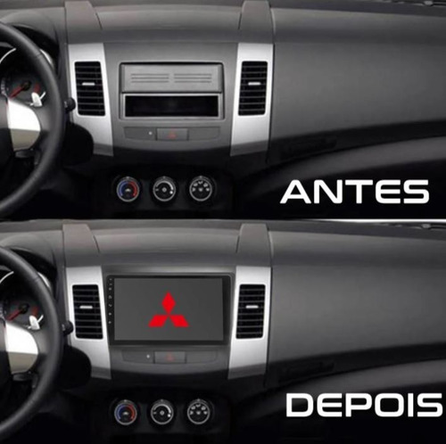 Imagem 3 de 10 de Central Multimidia Mitsubishi Outlander Aikon Android Wifi