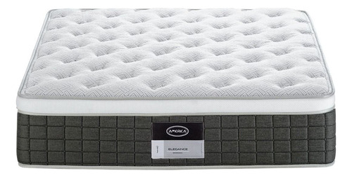 Colchón King Size De Resorte América Elegance 30cm Medio