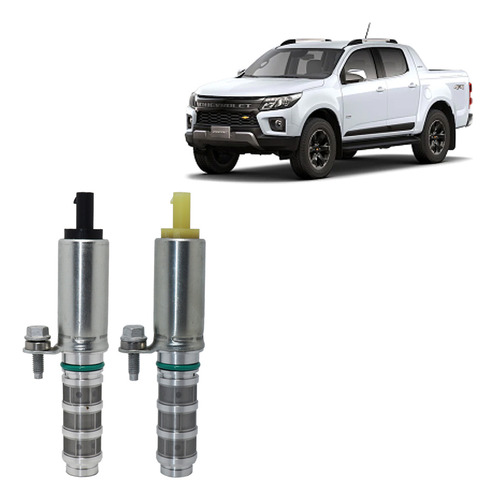 Par Valvula Solenoide Comando Nova S-10 2.5 Flex Adm. E Esc.