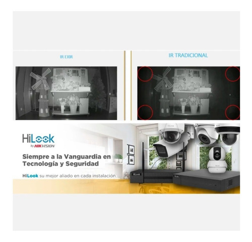 Imagen 4 de 5 de Domo Hilook 2mp 2.8 Ir20m Exir Plastico 1920×1080 Full Hd