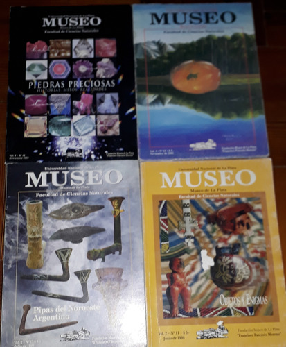 Lote X 4 Revistas Del Museo De La Plata N° 11, 13, 15 Y 19 (Usado)
