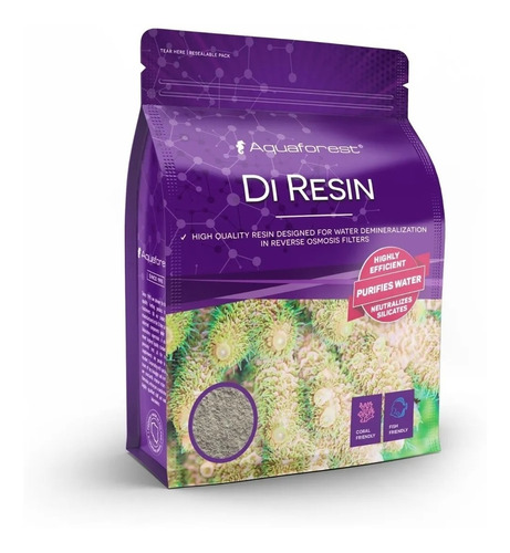 Aquaforest Di Resin Desmineralizadora 1kg  Filtro Osmosis 