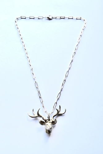 Imagen 5 de 6 de Collar De Ciervo, Joyeria De Autor, Tallado A Mano, Cod1