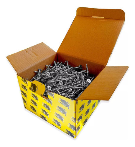 750 Tornillo Vulcanita Negros 6 X 2 1/2 Pulgadas 2kg
