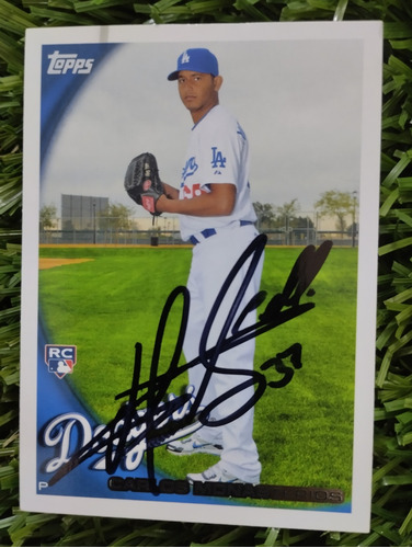 2010 Topps Carlos Monasterios #392 Autografiada 