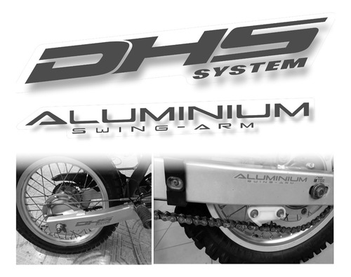 Adesivo Aluminium + Dhs 1 Unid De Cada / Tornado Xre Twister