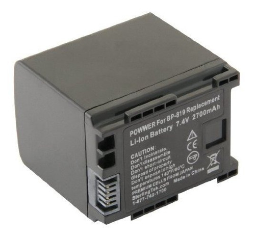 Bateria Bp-819 Para Canon Xa10, Vixia Hf G10 Hf M40 Hf200