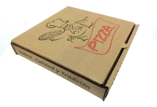 Cajas Para Pizza Mediana 33x33 Paquete De 25 Unidades