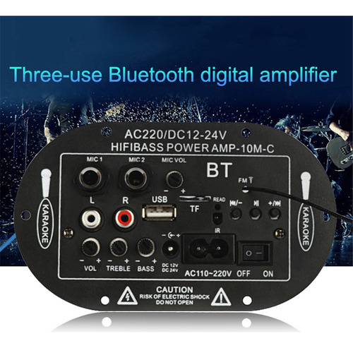 . ¡35w 8 /10 Altavoz Bluetooth Amplificador Placa Usb Fm Tf