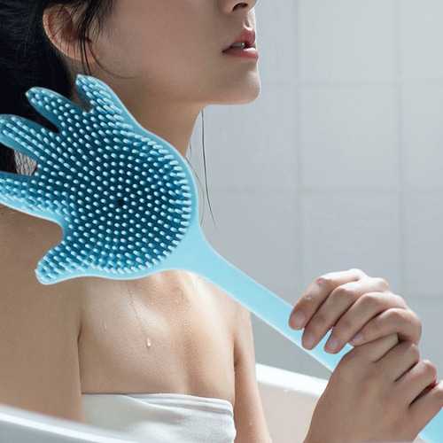 Cepillo Para Masaje Y Exfoliación, Cepillo De Silicona De Do
