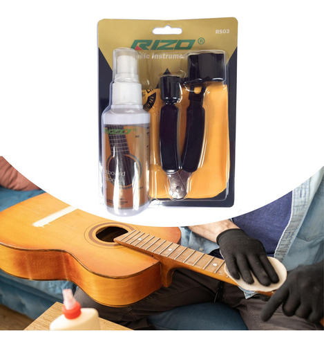 Producto De Limpieza De Guitarra Paño De Limpiador De