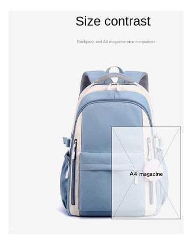 Mochilas De Estudante De Nylon Impressas Tendência Campeã Eu