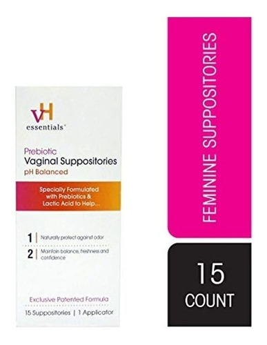 Supsitorios Vaginales Vh Essentials Para Equilibrar El Ph, 1