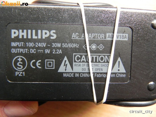 Fuente Dvd Player Philips Adpv18a 9v. 2,2a.