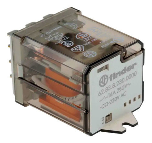 Rele De Potência 3 Reversíveis Faston 250 230 Vac Com Aba