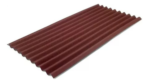 Telha Ecológica Clássica Vermelha 3mm 2,00x0,95m Onduline