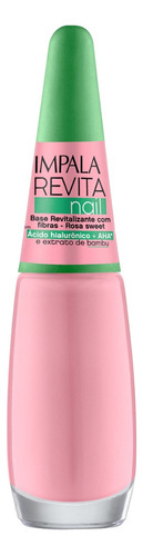 Base Impala Revitalizante C/fibras Rosa Sweet Hipoalergênico Cor Incolor