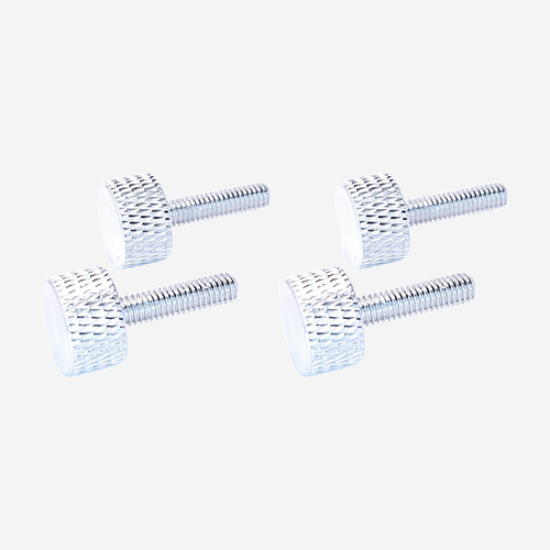 Parafuso Recartilhado M6x20 Alumínio (4 Unid.)