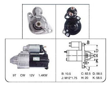 Motor Partida Para Chevrolet S10 Apache D/c 2400 2002 2012