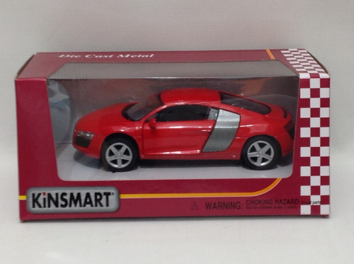 Kinsmart Audi R8 Esc 1:36 Rojo- Original