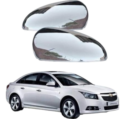 Par Capa Cromada Encaixe Original Retrovisor Cruze Ltz Sport