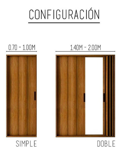 Imagen 4 de 9 de Puerta Plegable Para Monoambientes! Ajustable A Tus Medidas!