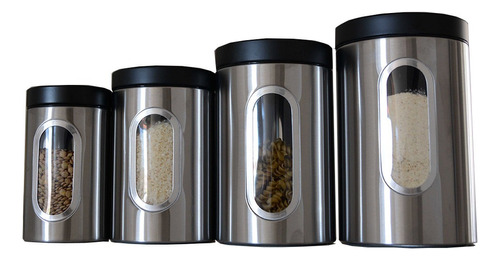 Oferta Especial Dia De La Madre, Set 4 Piezas En Acero Inox.