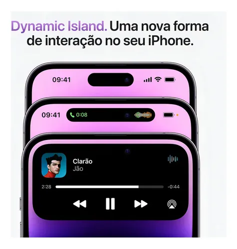 Apple iPhone 14 Pro Max (128 GB) - Prateado (Novo com caixa aberta