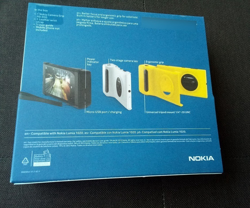 Camera Grip Para Nokia Lumia 1020 En Promocion, Unicas Pieza