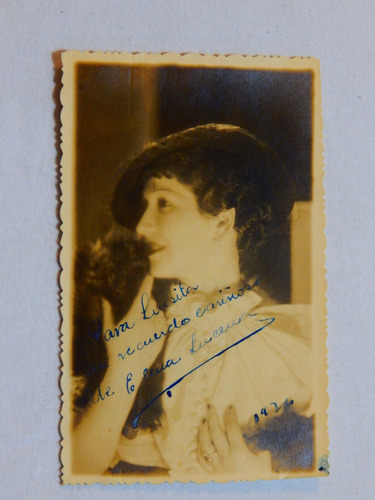 Fotografia Firmada Elena Lucena (Usado)