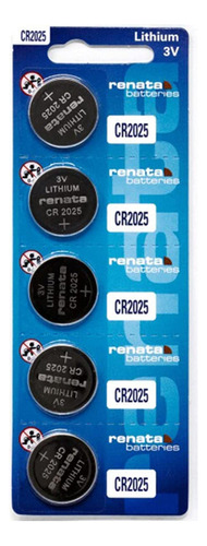 20 Baterías Pilas Cr2025 Renata 3v Litio