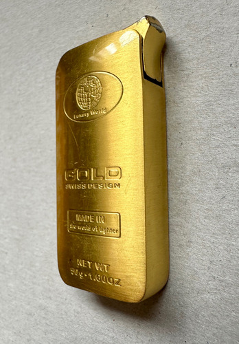 Encendedor Luxury World Swiss Gold (Usado)