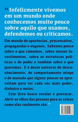 Livro O Que Os Donos Do Poder Não Querem Que Você Saiba De Eduardo Moreira Editorial Editora Civilização Brasileira Capa Mole Em Português 2019