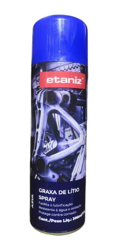 Etaniz Graxa Litio Azul 300ml 170g Chesiquimica