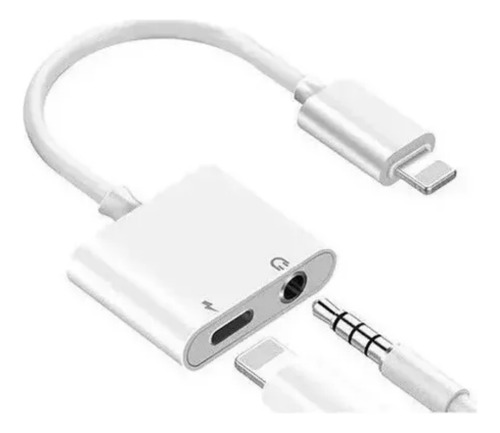Adaptador Lightning Splitter Para Audio Mas Carga iPhone