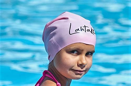 Gorros De Natación Para Niños De Pelo Largo - Gorro De Na...