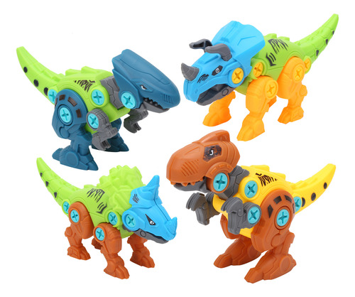 Conjunto De Brinquedos De Dinossauro Diy Assembly, Combinaçã