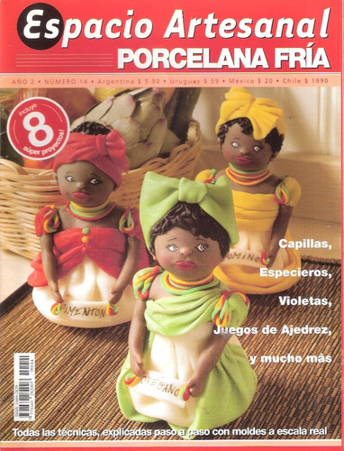 Lote De 10 Revistas De Artesanías En Porcelana Fría  