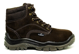 bota de couro nobuck marron fujiwara wbp ca 28105