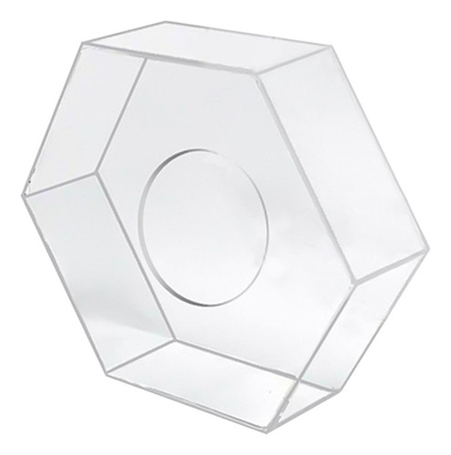 Caja De Centro De Mesa Hexagonal De Soporte De Pastel